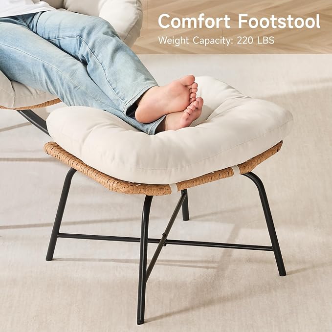 ONBRILL Papasan Rocking Chair - Image 8