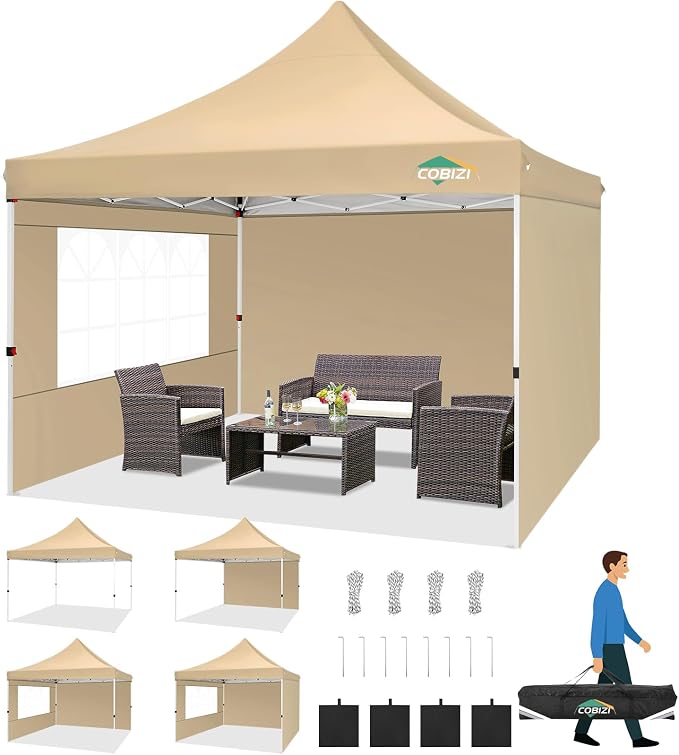 COBIZI Canopy 10x10 Pop Up Canopy Tent by COBIZI