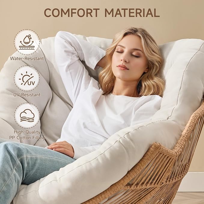 ONBRILL Papasan Rocking Chair - Image 6