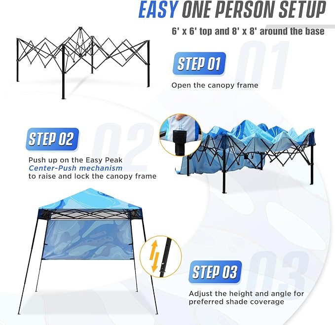EAGLE PEAK 8x8 Pop Up Canopy Tent - Image 2