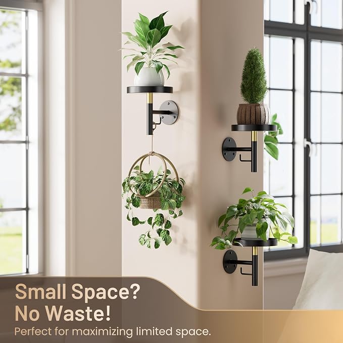 YUOROS 3 Pack Wall Plant Holder Wall Planters - Image 2