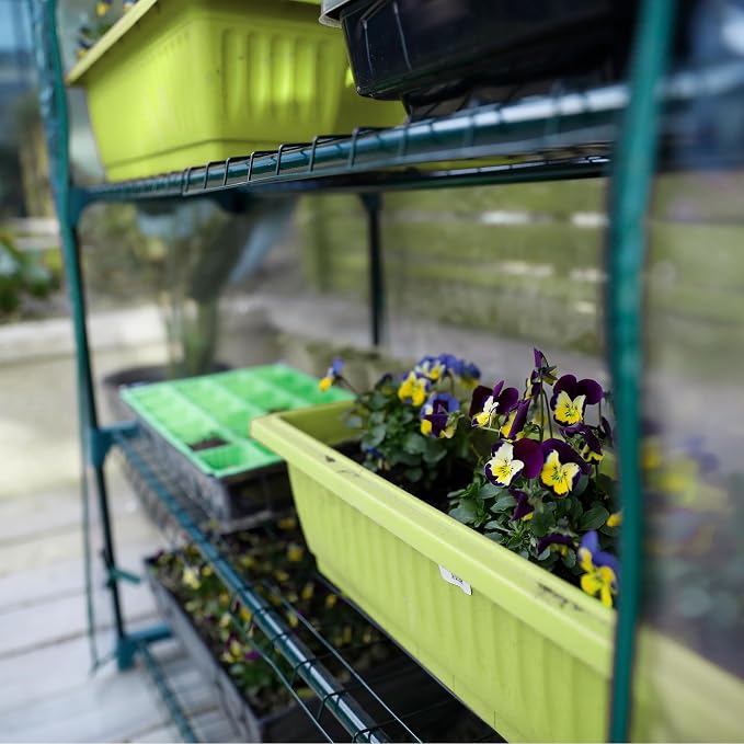 Worth Garden 50% Extra Wide Mini Greenhouse 5 Tier Portable Plant Green House - Image 8