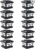 SIEDiNLAR Solar Post Cap Lights Outdoor 2 Color Modes 8 LEDs by Siedinlar