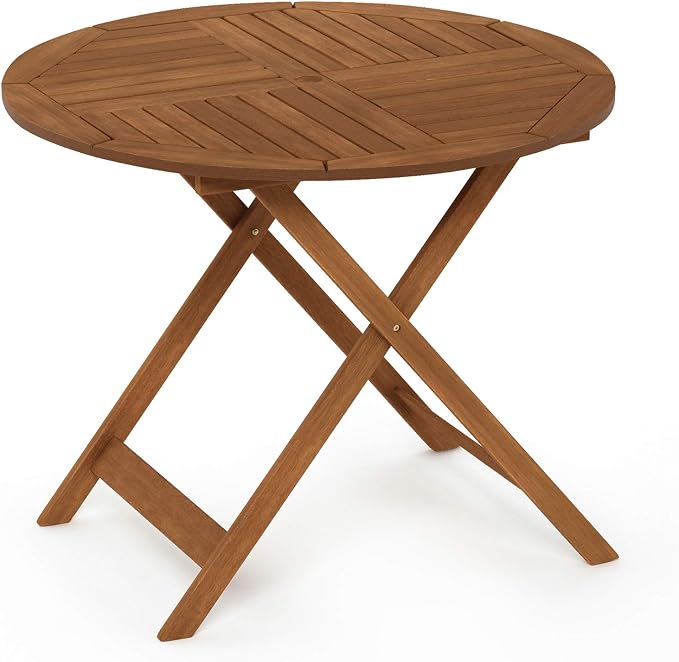 Furinno FG19061F Tioman Outdoor Hardwood Sunlight Folding Table - Image 7