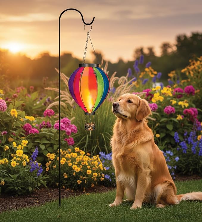 Regal Art & Gift Hot Air Balloon Solar Lantern – Hanging Solar-Powered LED - Image 5