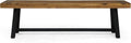 Christopher Knight Home Toby Outdoor Acacia Wood Bench, Sandblast Teak Finish by ChristopherKnightHome