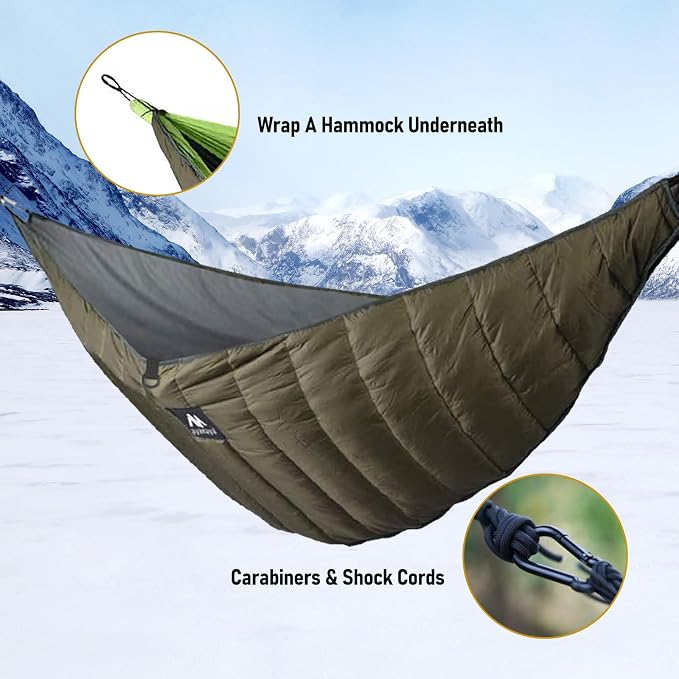 AYAMAYA Single & Double Hammock Underquilt Full Length Big Size Under Quilts - Image 5