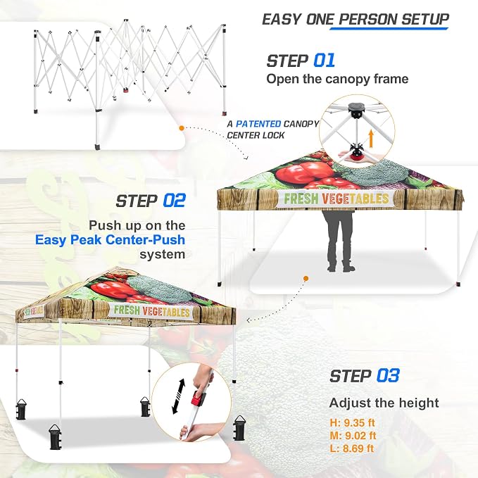 EAGLE PEAK Pop Up Canopy Tent - Image 2