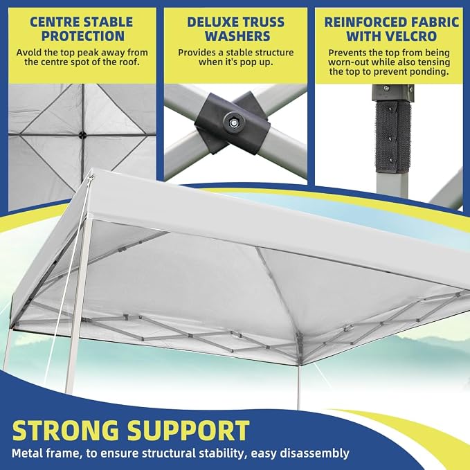 10x10 Durable Pop up Canopy Tent - Image 3