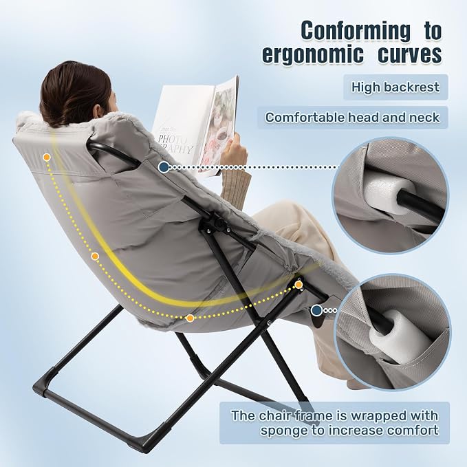 HollyHOME X-Large Saucer Chair - Image 5
