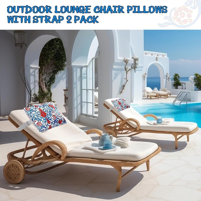 4 Pcs Chaise Lounge Pillow - Image 6