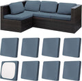 8Pcs Patio Cushion Covers, Outdoor Cushions Covers, Stretch Cushion Covers by Unknown