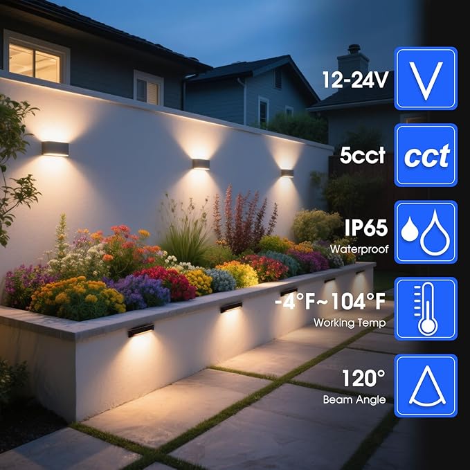 Energetic 5CCT LED Outdoor Step Lights, Low Voltage Deck Lights - Image 4