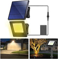 Solar Lights Outdoor Solar Flood Dusk to Dawn Lights 4400mAh 3000K Warm White by Lightonight