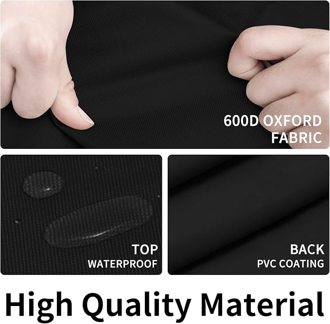 Easy-Going 600D Heavy Duty Rectangular Table Cover UV Resistant and Waterproof - Image 3