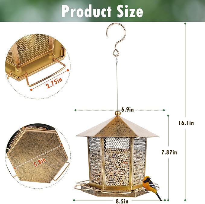 Wild Birds Feeder, Finch Bird Feeder - Image 2