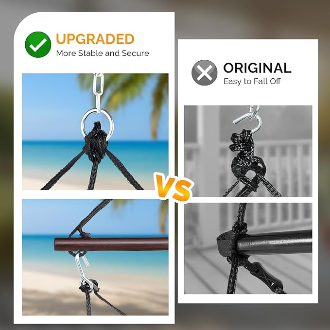 ONCLOUD Upgraded Unique Hammock Hanging Sky Chair, Air Deluxe Swing Seat - Image 3