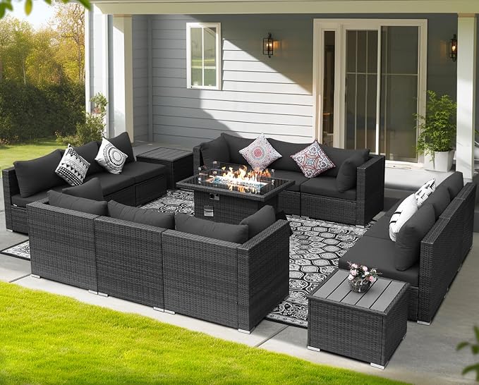 NICESOUL 15 Piece Outdoor Patio Furniture Set - Image 3