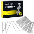 HongWay 120 Pack 6 Inch Landscape Staples 11 Gauge Garden Staples, Galvanized by HongWay