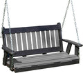 Mission Poly Lumber Wood 5FT Porch Swing Amish Craftsmandship Made in USA HDPE by Unknown