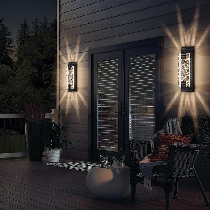 camuucci Dusk to Dawn Outdoor Light, 15.7 Inches LED Porch Lights Outdoor - Image 7