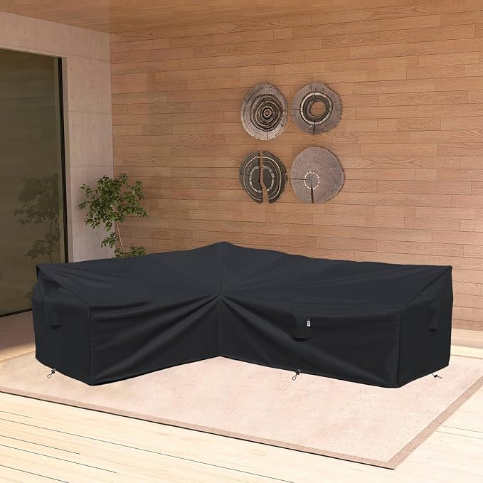 Heavy Duty Outdoor Sectional Sofa Cover, Lawn Patio Furniture Cover - Image 7