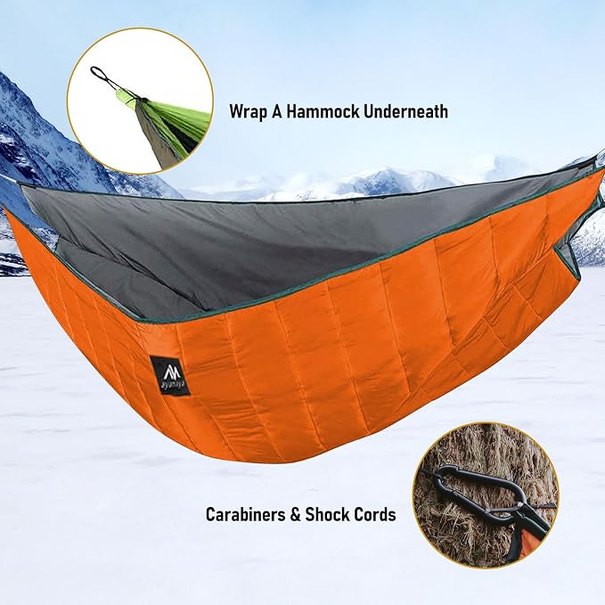 AYAMAYA Single & Double Hammock Underquilt Full Length Big Size Under Quilts - Image 5