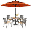 PHI VILLA 5 Pieces Outdoor Dining Set by PHIVILLAThepioneerofcomfortablehouseholdsupplies