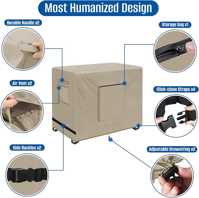 SIRUITON Outdoor Bar Cart Cover - Image 2