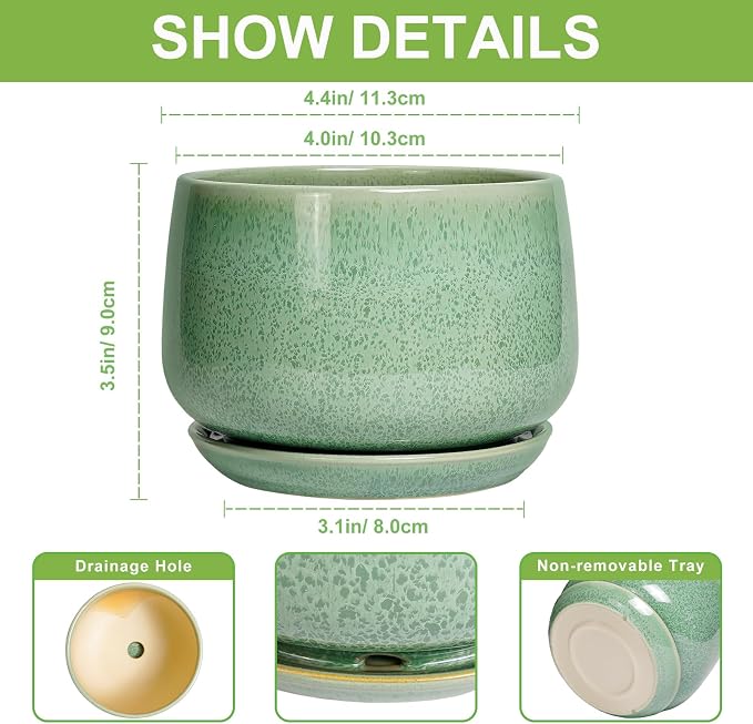 G EPGardening Ceramic Plant Pot - Image 2