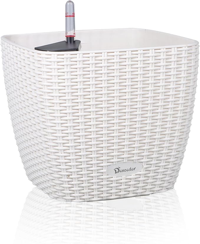 Dexceder 9x8 Self Watering Planter Indoor Outdoor, Inner Mat Design, Thickened by Dexceder