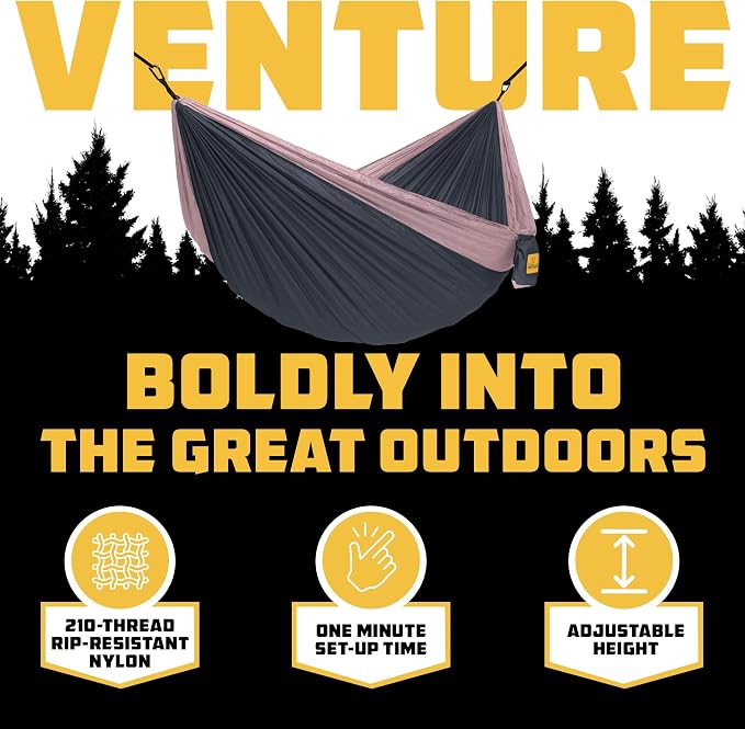Wise Owl Outfitters Camping Hammock – 500lbs Portable Hammock - Image 3