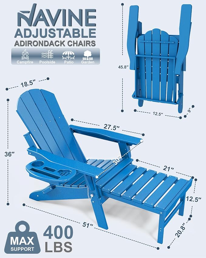 Adjustable Adirondack Chair - Image 3