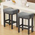 Counter Height Bar Stools Set of 2, 24 Inch Barstools by Raynesys
