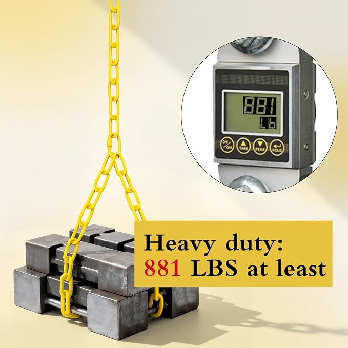 Heavy Duty Porch Swing Hanging Chain Kit 1500 Lbs Capacity, 4 Quick Links & 2 - Image 5