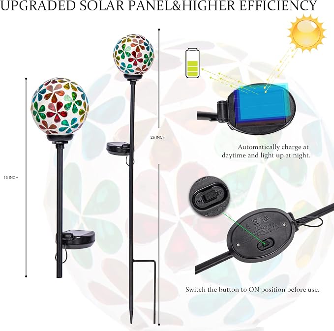 VCUTEKA Solar Garden Lights - Image 5