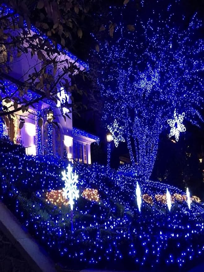 Solar Christmas Lights Outdoor Decorations Waterproof, Tatal 4 Pack 400LED - Image 7