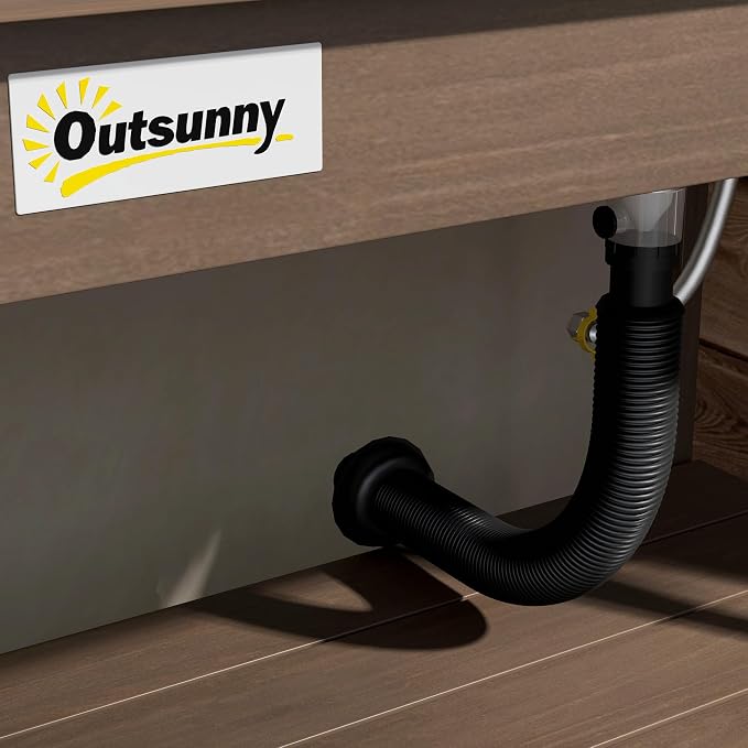Outsunny Outdoor Wooden Potting Bench Table - Image 8