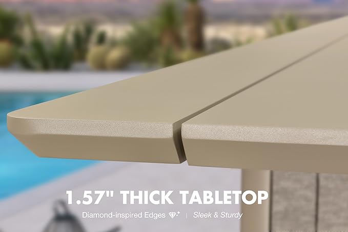 PURPLE LEAF Patio Furniture Set 10 Pieces Patio Seating - Image 4