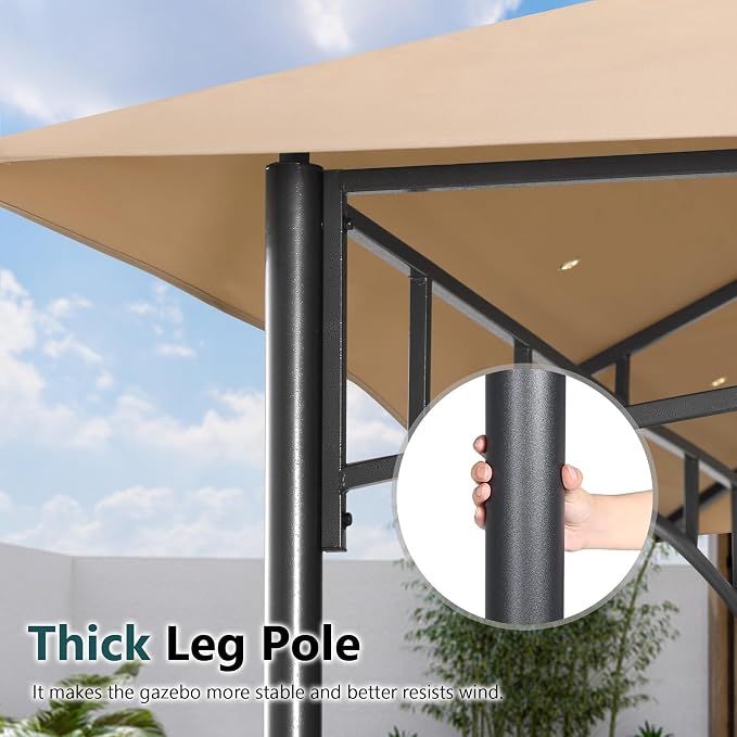 MASTERCANOPY Outdoor Garden Gazebo - Image 9