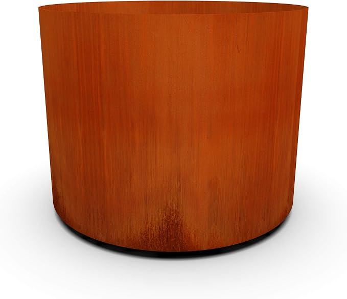 Plantercraft Corten Steel Planters | Large Round Planters by Plantercraft