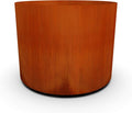 PLANTERCRAFT Corten Steel Metal Planter Box, Round Sizes, Modern Garden Steel by Plantercraft