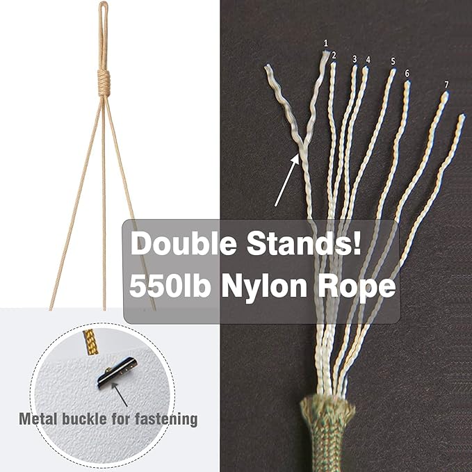 12 Inch 2 Pack Large Hanging Planters - Image 6
