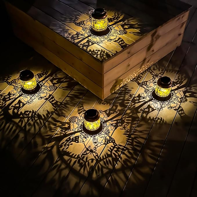 Gnomes Solar Lanterns Outdoor Waterproof, Hanging Solar Lights Gnome Gifts - Image 7