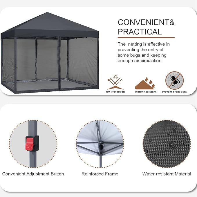 MASTERCANOPY Pop-Up Easy Setup Outdoor Canopy - Image 4