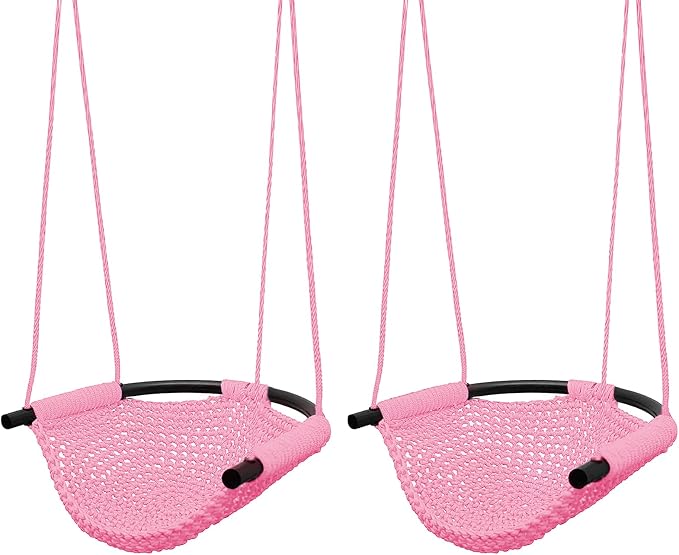 JKsmart 2 Pack Kids Swing Seat, Heavy Duty Rope Play Secure Children Swing Set by JKsmart
