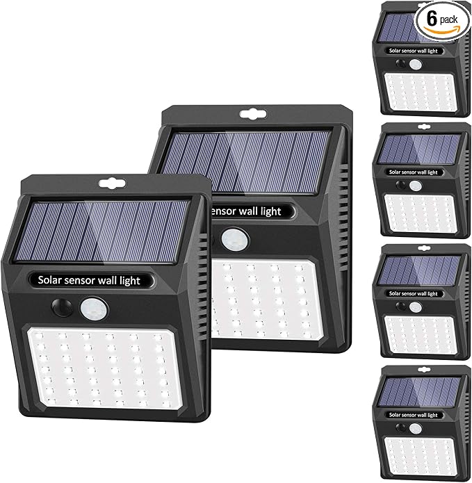 Solar Lights Outdoor, Solar Security Lights Solar Motion Sensor Lights by sezac