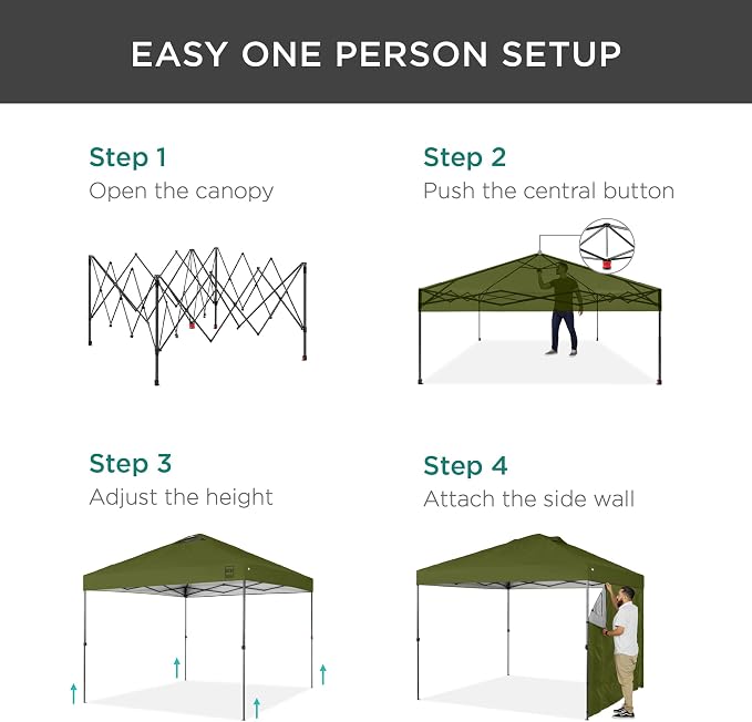 Best Choice Products 10x10ft Pop Up Canopy Tent - Image 3