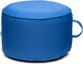 QILLOWAY Indoor/Outdoor Inflatable Stool, Round Ottoman, All Weather Foot Rest by QILLOWAY
