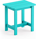 LUE BONA Outdoor Side Table, HDPS Small Outdoor Table, Adirondack Side Table by LUEBONA